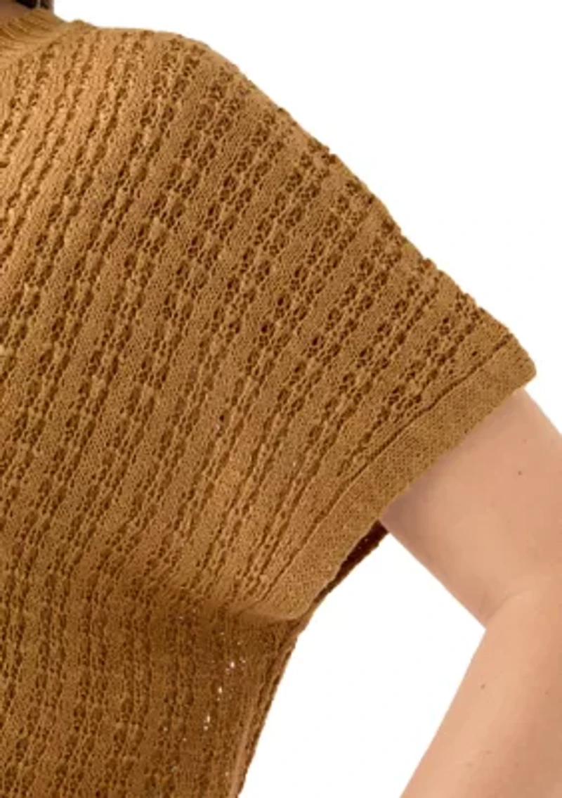 Women's Crochet Knit Sweater