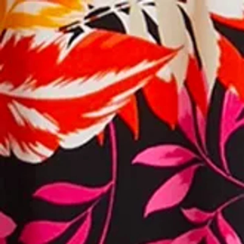 Women's Printed Smocked Waist Pants