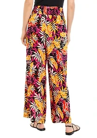 Women's Printed Smocked Waist Pants