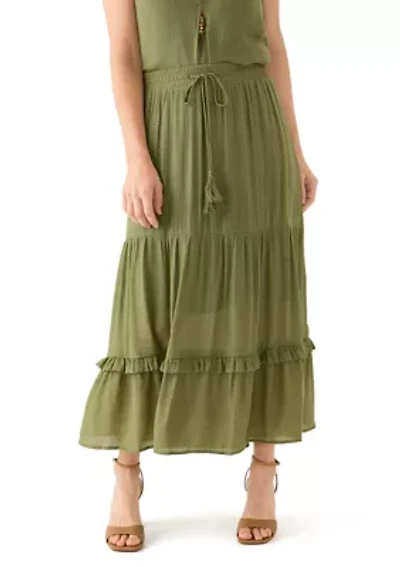 Women's Soft Tiered Maxi Skirt