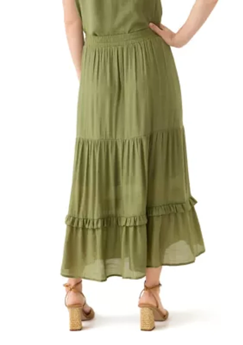 Women's Soft Tiered Maxi Skirt