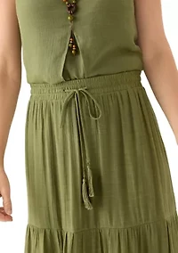 Women's Soft Tiered Maxi Skirt