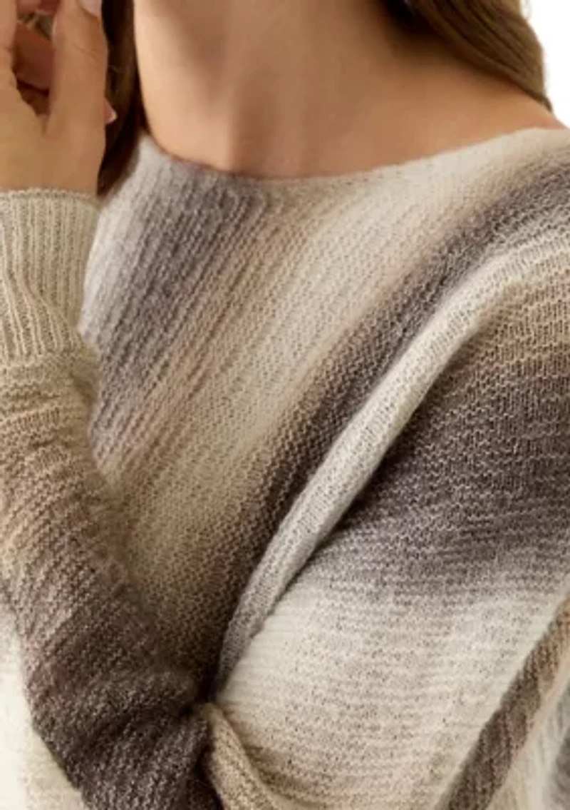 Women's Ombré Dolman Sweater