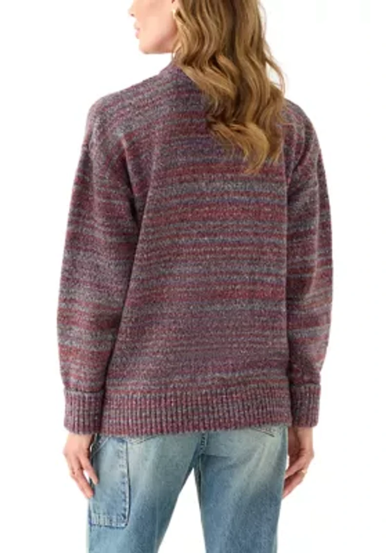 Women's Long Sleeve Mock Neck Sweater