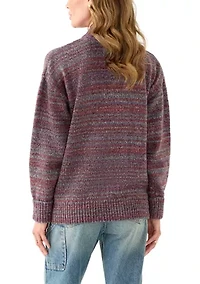 Women's Long Sleeve Mock Neck Sweater