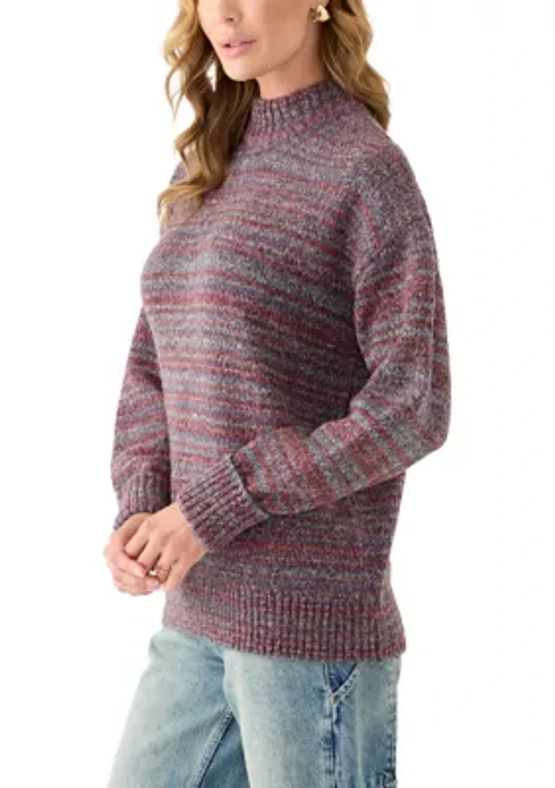 Women's Long Sleeve Mock Neck Sweater