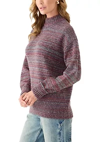 Women's Long Sleeve Mock Neck Sweater