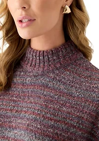 Women's Long Sleeve Mock Neck Sweater