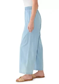 Women's Cropped Wide Leg Pants