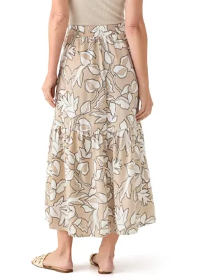 Women's Printed Maxi Skirt