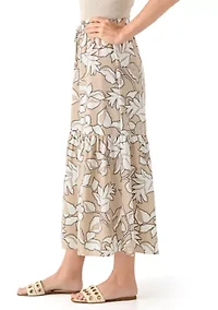 Women's Printed Maxi Skirt