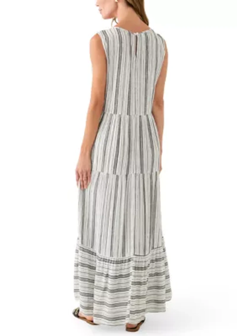 Women's Sleeveless Tiered Maxi Dress