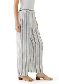 Women's Pull On Striped Trousers