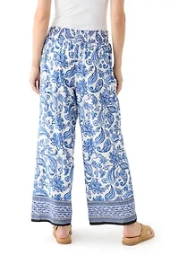 Women's Printed Pull On Pants