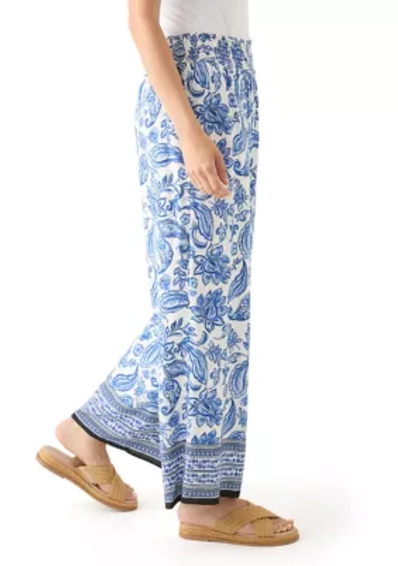 Women's Printed Pull On Pants