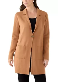 Women's Long Sleeve Coatigan