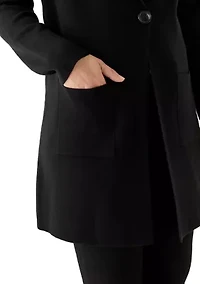 Women's Long Sleeve Coatigan