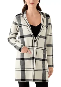 Women's Long Sleeve Print Cardigan