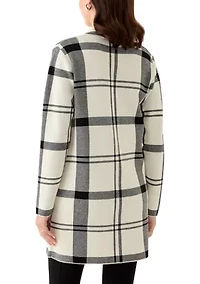 Women's Long Sleeve Print Cardigan