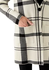 Women's Long Sleeve Print Cardigan
