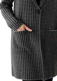 Women's Long Sleeve Printed Coatigan