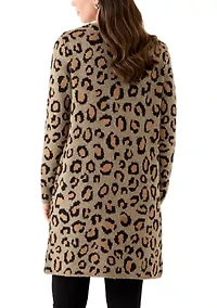 Women's Long Sleeve Printed Cardigan