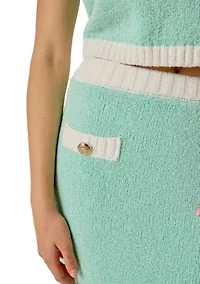 Crochet Knit Maxi Skirt