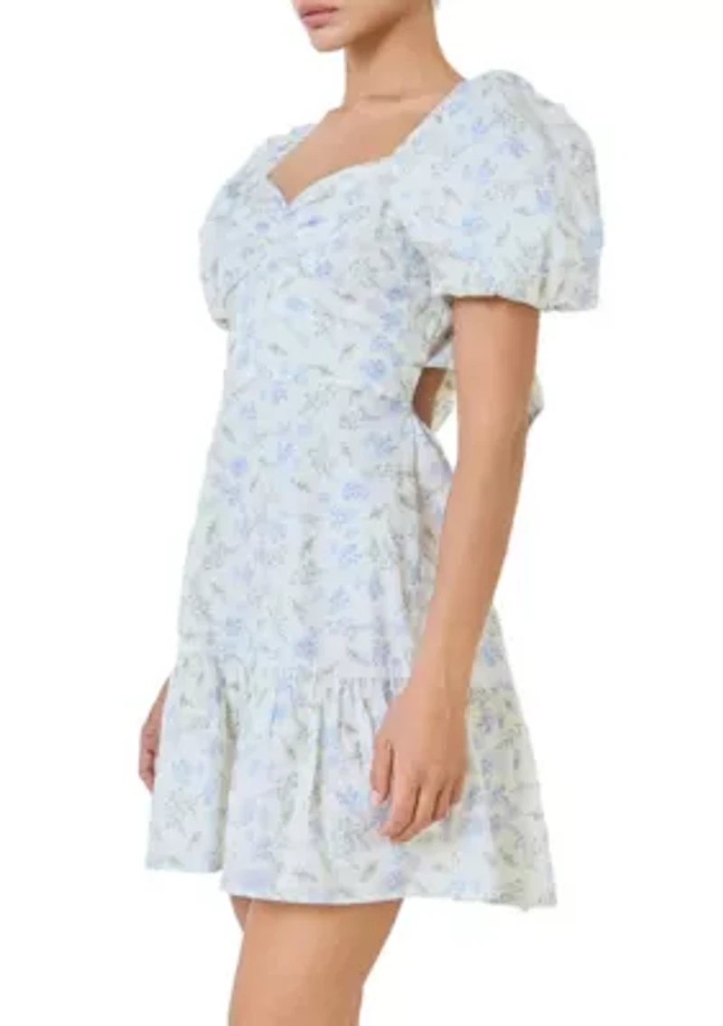 Floral Print Mini Dress
