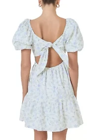 Floral Print Mini Dress