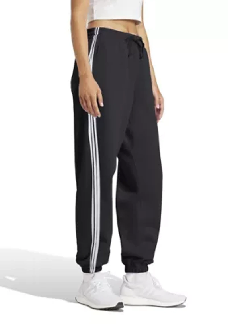 Essentials 3-Stripes French Terry Cuffed Jogger Pants