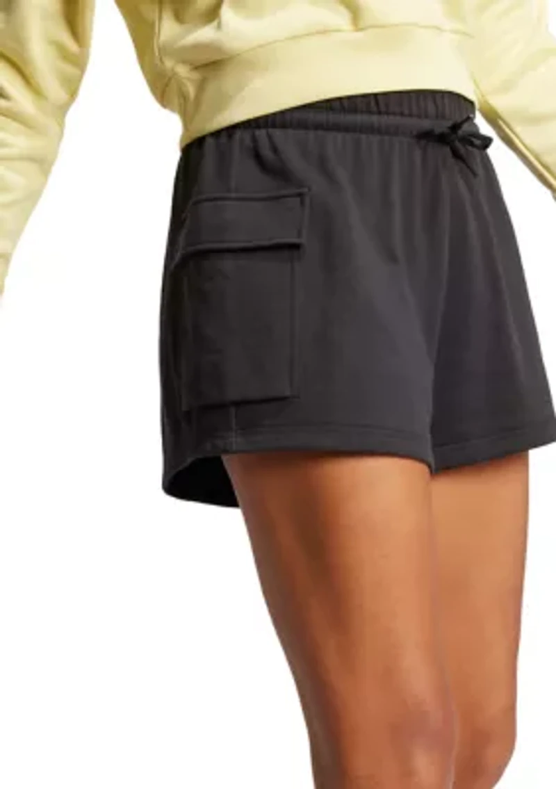 Essentials Small Logo French Terry Cargo Shorts