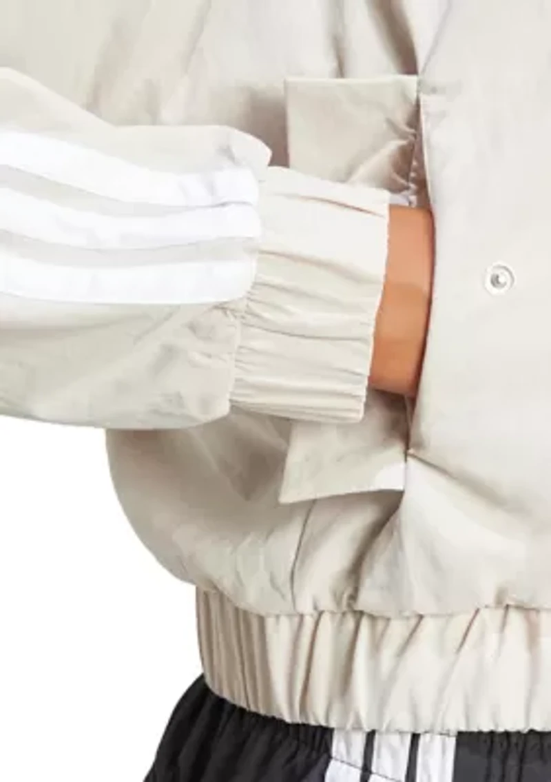 Essentials 3 Stripes Lifestyle Woven Bomber Jacket