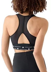Women's Powerreact Medium Support Bra with Mesh Detail