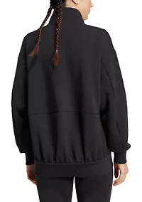 ALL SZN Soft Lux Loose Full-Zip Top