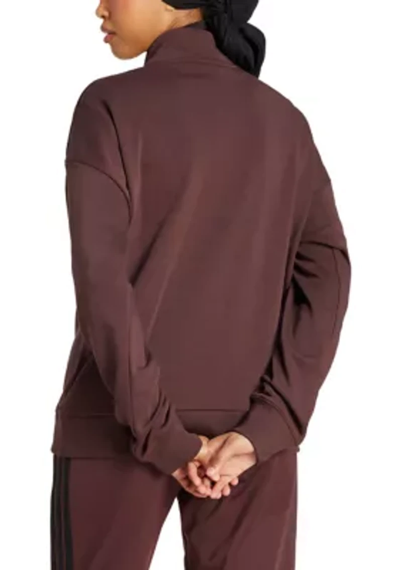 Essentials Small Logo Quarter-Zip Sweatshirt