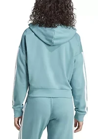 Essentials 3 Stripes French Terry Full Zip Hoodie