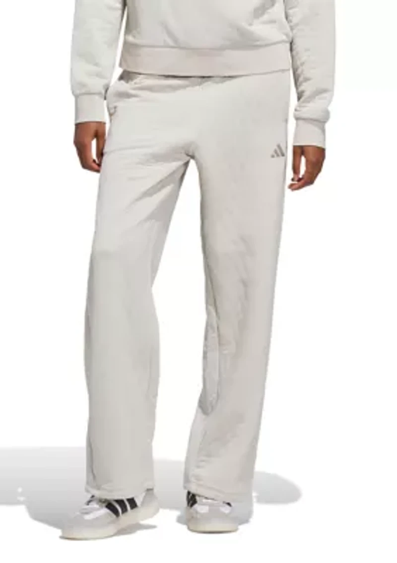 Quilted Wide Leg Pants