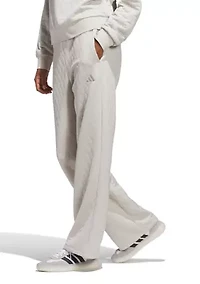 Quilted Wide Leg Pants