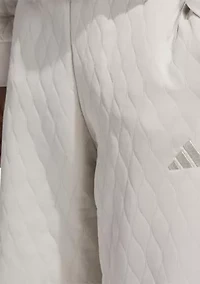 Quilted Wide Leg Pants