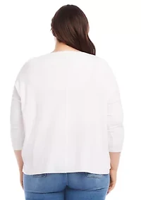 Plus Boat Neck Top
