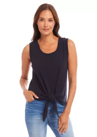 Women's Tie Front Tank