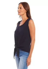 Women's Tie Front Tank