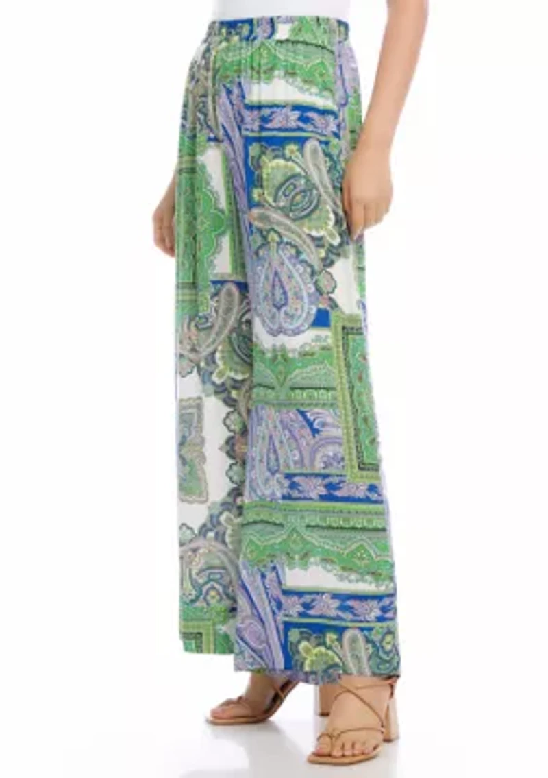 Petite Wide-Leg Pants