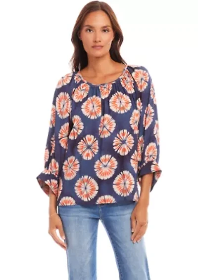 Petite Blouson Sleeve Top