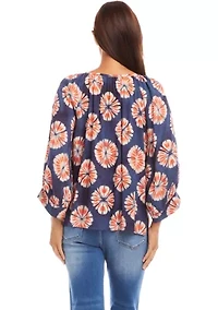 Petite Blouson Sleeve Top