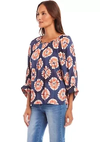 Petite Blouson Sleeve Top