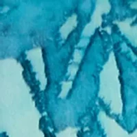 Plus Tie Dye Burnout Shirttail Top