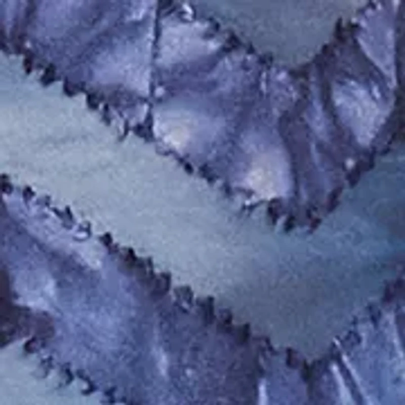 Petite Tie Dye Burnout Shirttail Top
