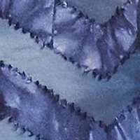 Petite Tie Dye Burnout Shirttail Top