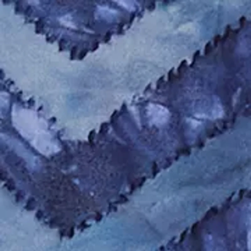 Plus Tie Dye Burnout Shirttail Top